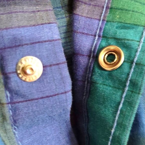 Saddlebrook Western Wear Western button up t-shirt white pearl snap button shirt - Picture 6 of 7